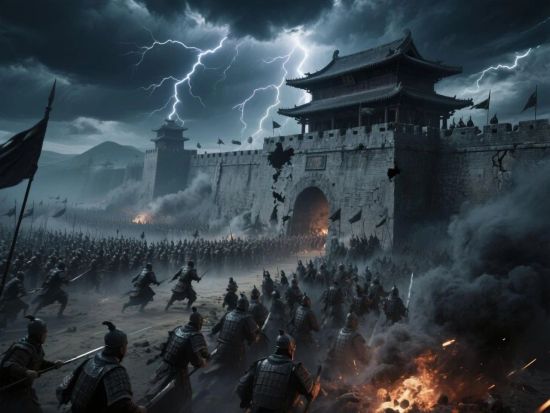 黑云压城(ai制图)